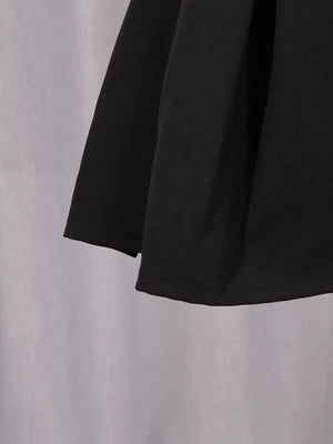 Zip Up Sleeveless Mini Dress in Black, view 15