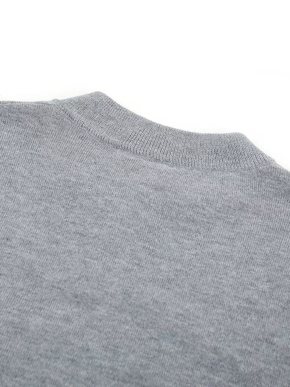 Men's Short Sleeve Henley Knit Top in Khaki, model styling view