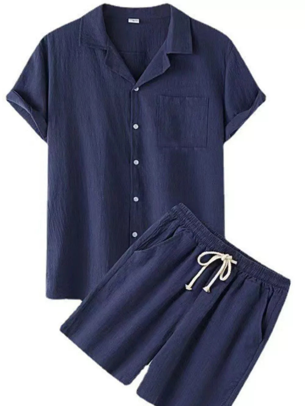 Casual Cotton Two-piece Set For Him
