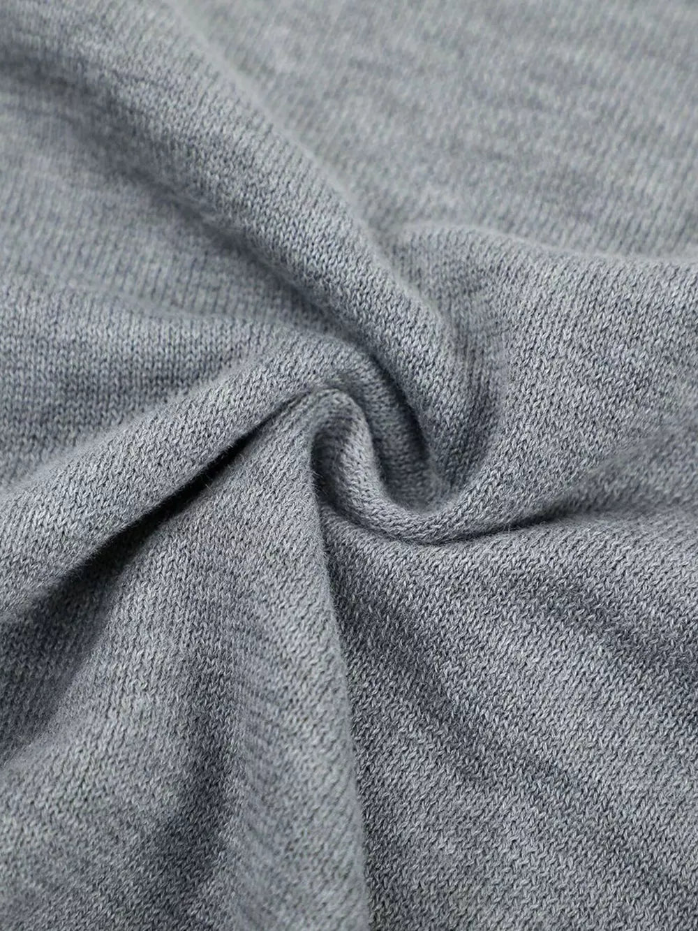 Men's Short Sleeve Henley Knit Top in Khaki, back view