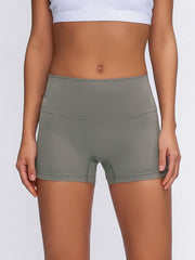 Nova Rise High-Motion Shorts in Graphite Gray, a basic activewear style with a high waist and short length.