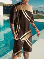 Vibrant Abstract Men's Pants Set