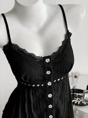 Lace Trim Cami, side view