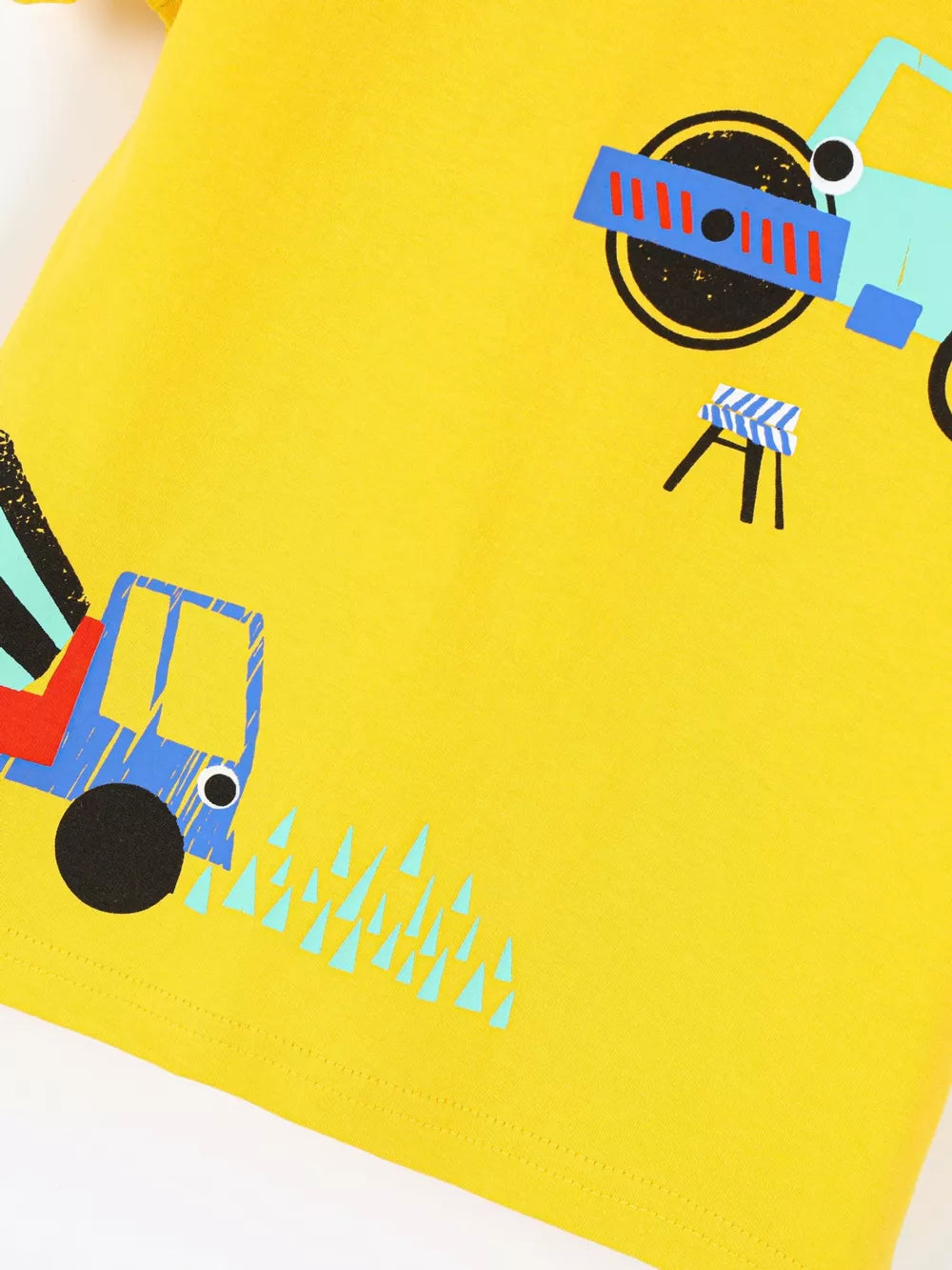 Children's Construction Truck Graphic T-shirt, model styling view