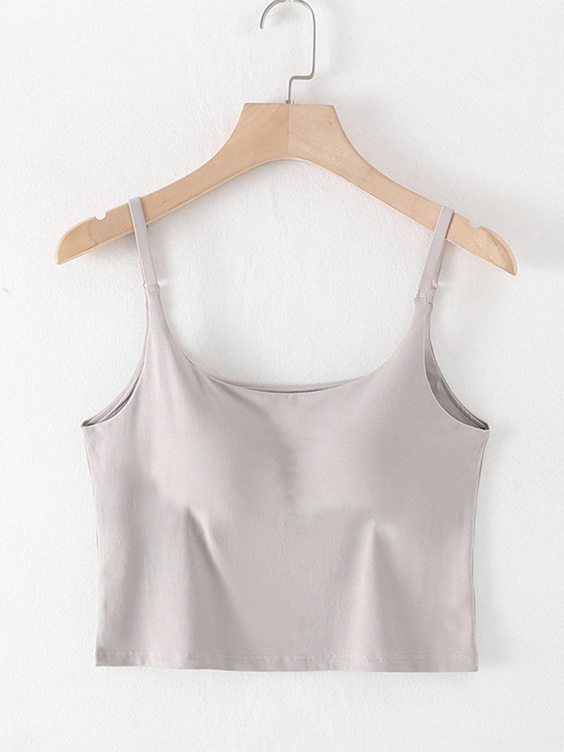 Dust Storm built-in bustier crop camisole with adjustable straps and square neckline.