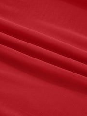 Deep red sheer mesh fabric with a honeycomb pattern, showing texture and drape.