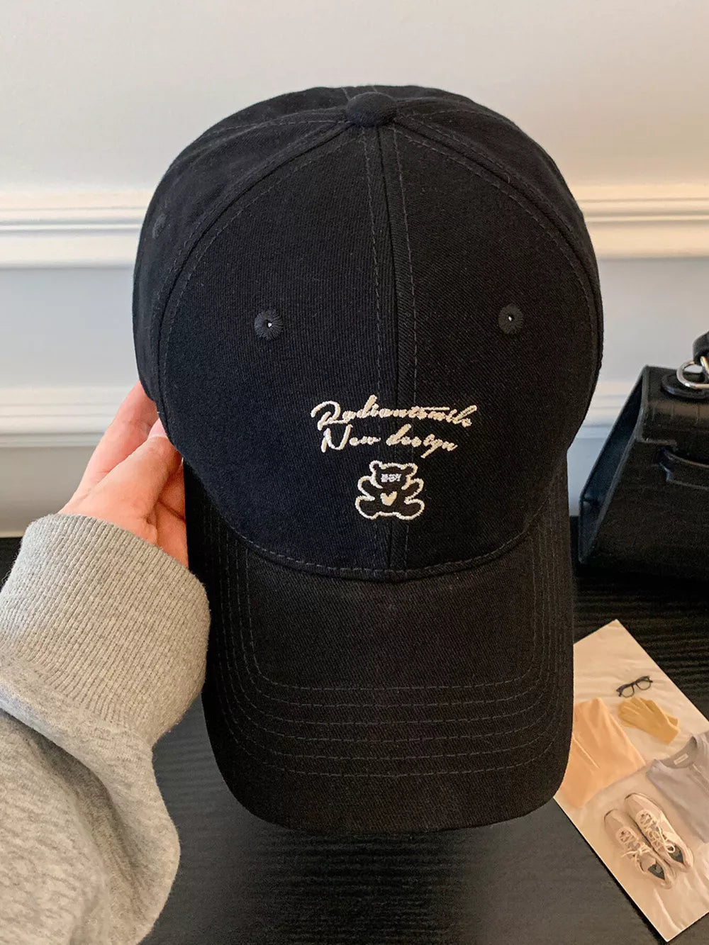 Charming Embroidered Cotton Baseball Cap