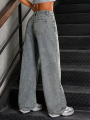 Vintage-inspired Relaxed Leg Jeans
