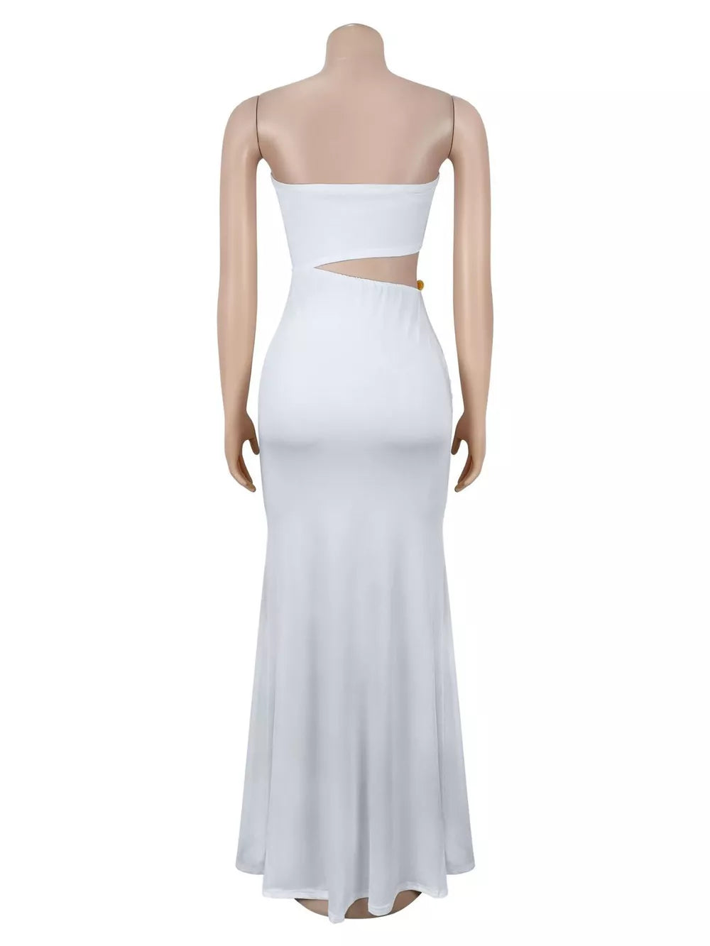 white maxi dress with maxi and pullover