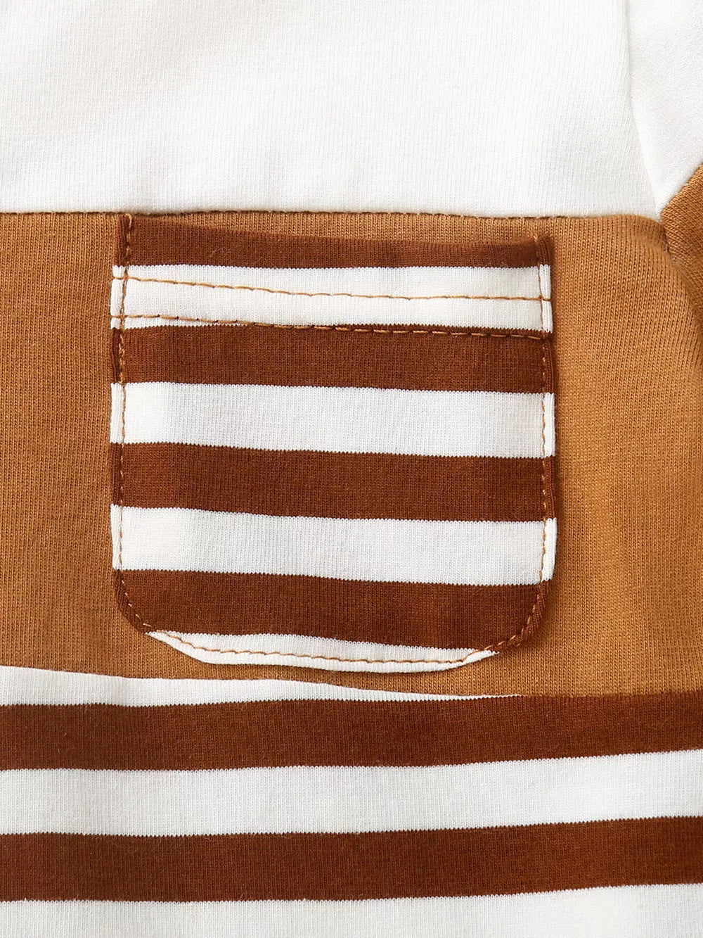 Children's Striped T-shirt And Shorts Set, fit detail