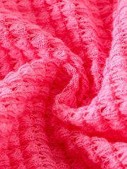 Children's Strawberry Tank And Shorts Set in Pink, back view