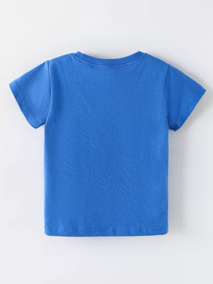 Children's Insect Print Round Neck Tee, back view