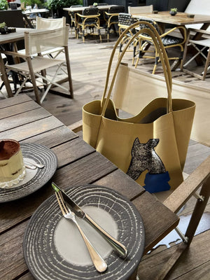 Dog Knit Shoulder Bag, product detail