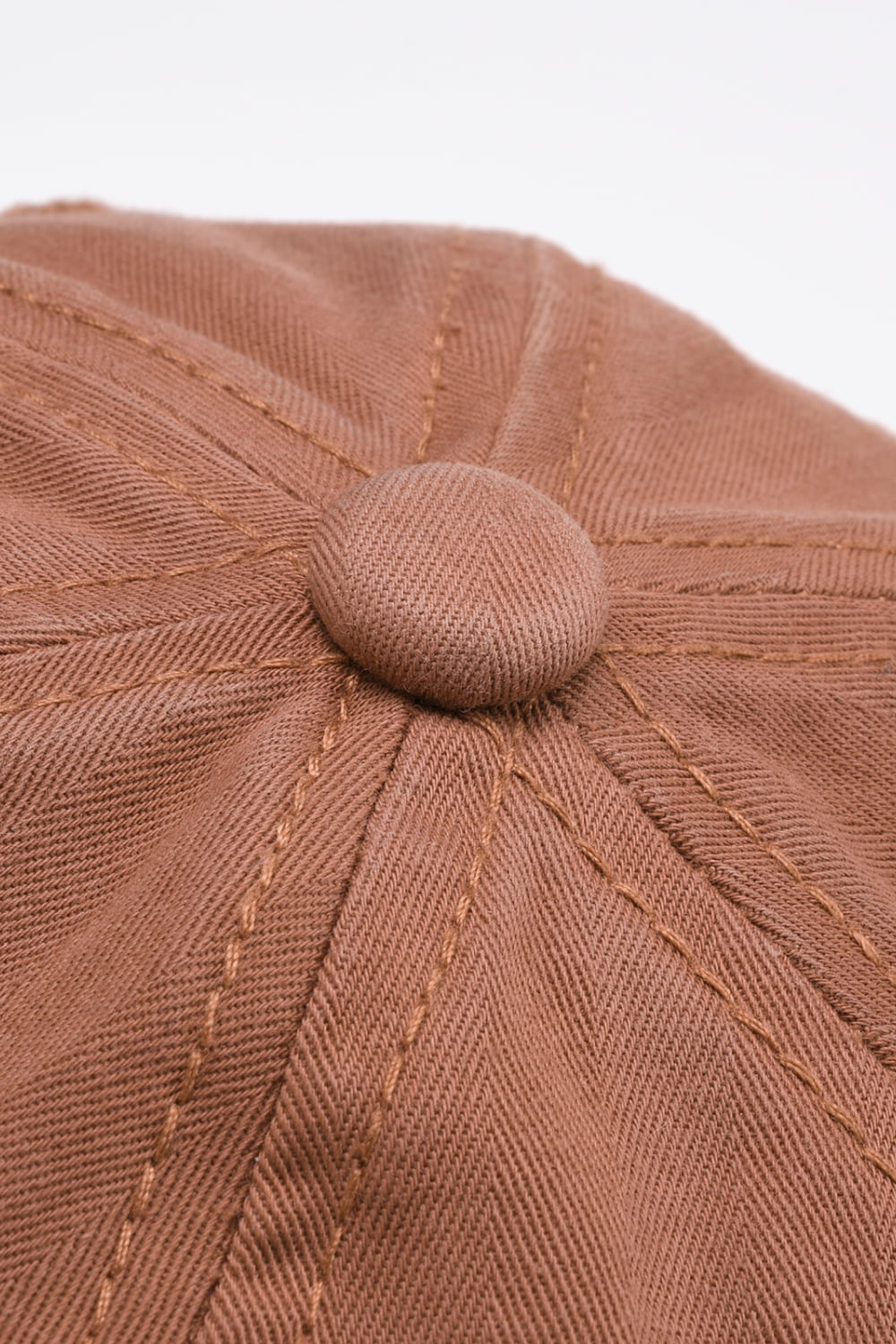 Rugged Urban Flex Cap baseball cap in coral with stitched details and button top.