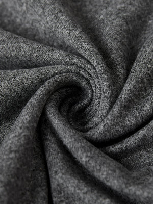 Mama Bolt T-Shirt in dark gray heathered knit fabric with soft texture.