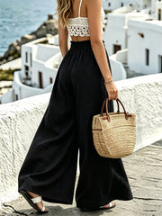 Relaxed Flow Pants With Drawstring Detail