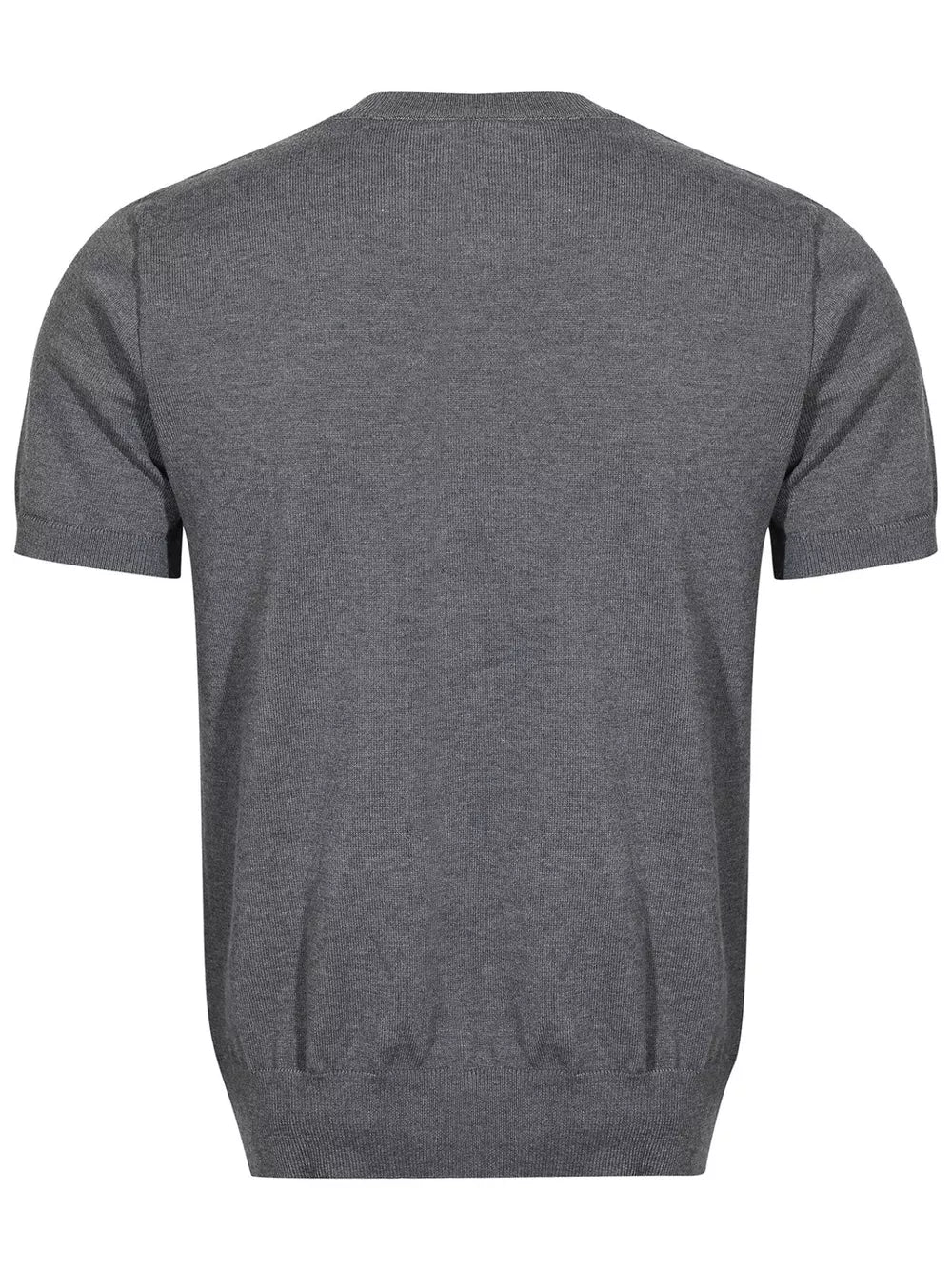 Men's Cable Knit Short Sleeve Top, fabric detail