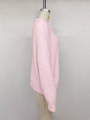Luxe Off-shoulder Knit Sweater