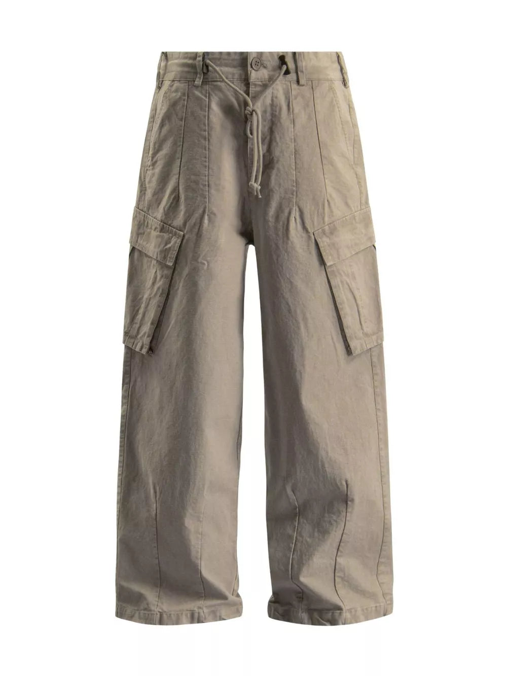 Relaxed Cargo Pants With Flap Pockets