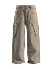 Relaxed Cargo Pants With Flap Pockets