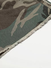 Men's Camouflage Wide-leg Sweatpants in Green Camouflage, alternate angle