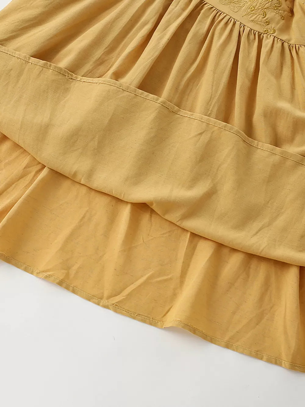 Children's Lace Detail Embroidered Dress, model styling view