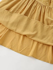 Children's Lace Detail Embroidered Dress, model styling view