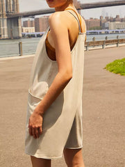 Vibrant Pocketed Spaghetti Strap Romper