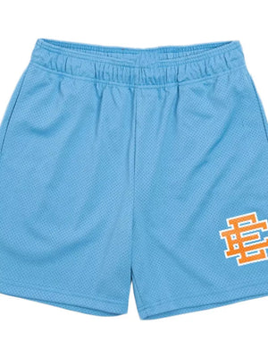 Men's Full Size Elastic Waist Shorts, model styling view