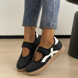 Round Toe Slip-on Flats, side view