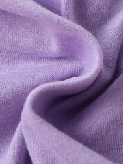 Purple baby bodysuit fabric detail