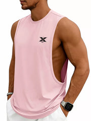 Men's Full Size Round Neck Tank Plus Size in Sage, product detail