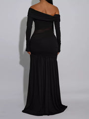 100% polyester Care instructions: Machine wash cold maxi dress in Scarlet with fitted silhouette