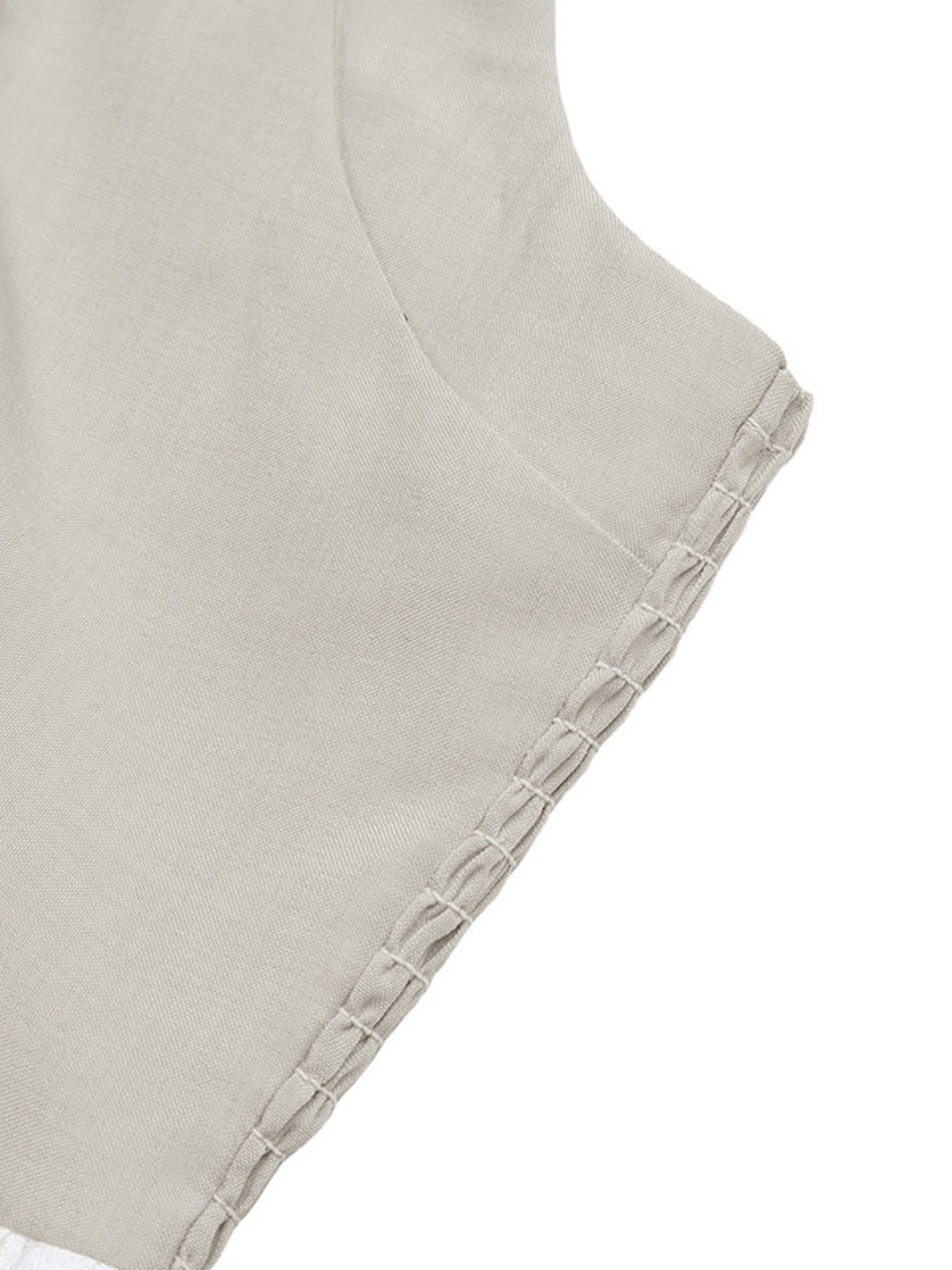 Halter neck maxi dress in beige with textured seam detail
