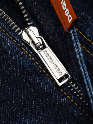 Men's Distressed Slim Fit Jeans, close-up detail