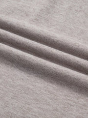 Light grey acrylic knit vest with subtle texture detail