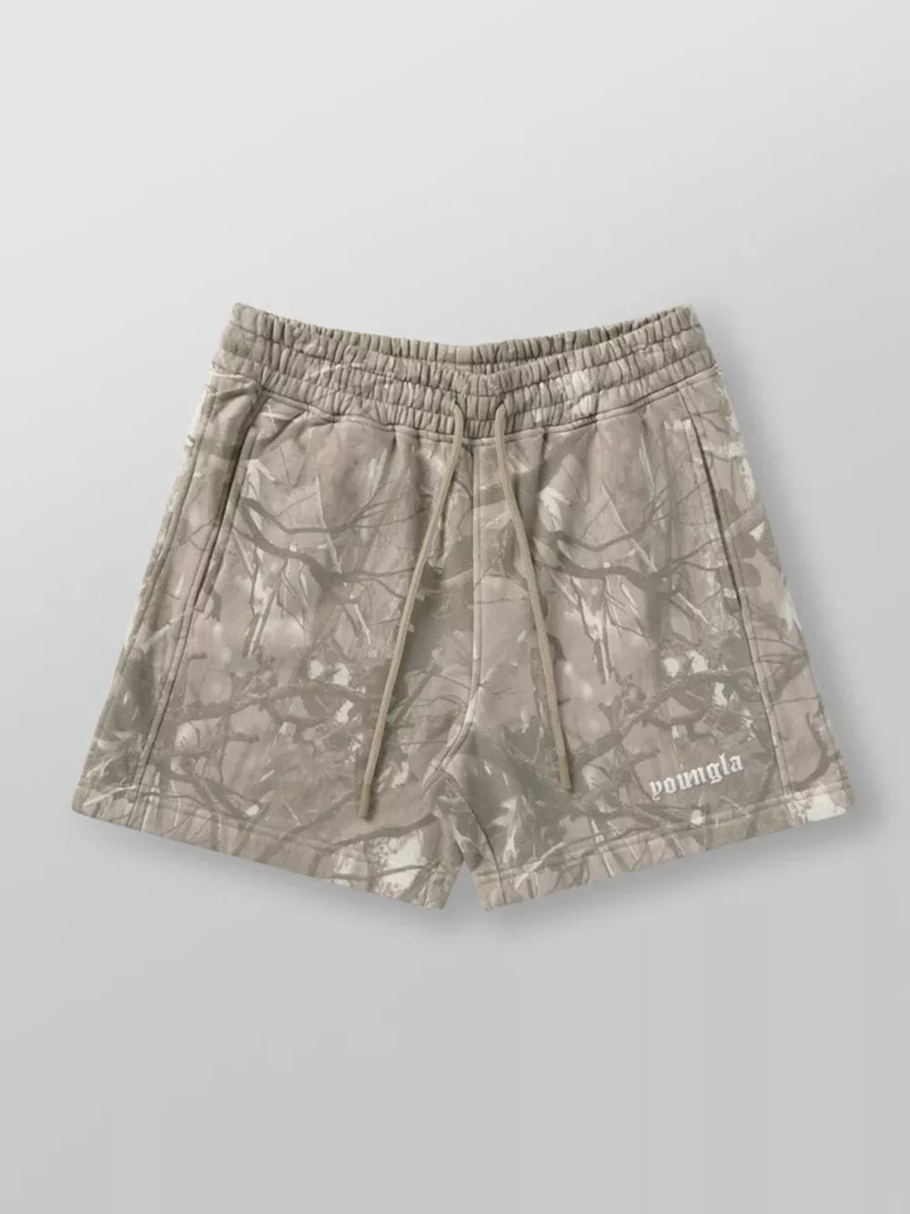 Men's Full Size Drawstring Shorts With Pockets, close-up detail