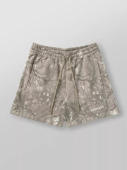Men's Full Size Drawstring Shorts With Pockets, close-up detail