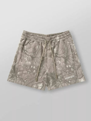 Men's Full Size Drawstring Shorts With Pockets, close-up detail