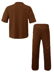 Relaxed Fit Two-piece Polo Set