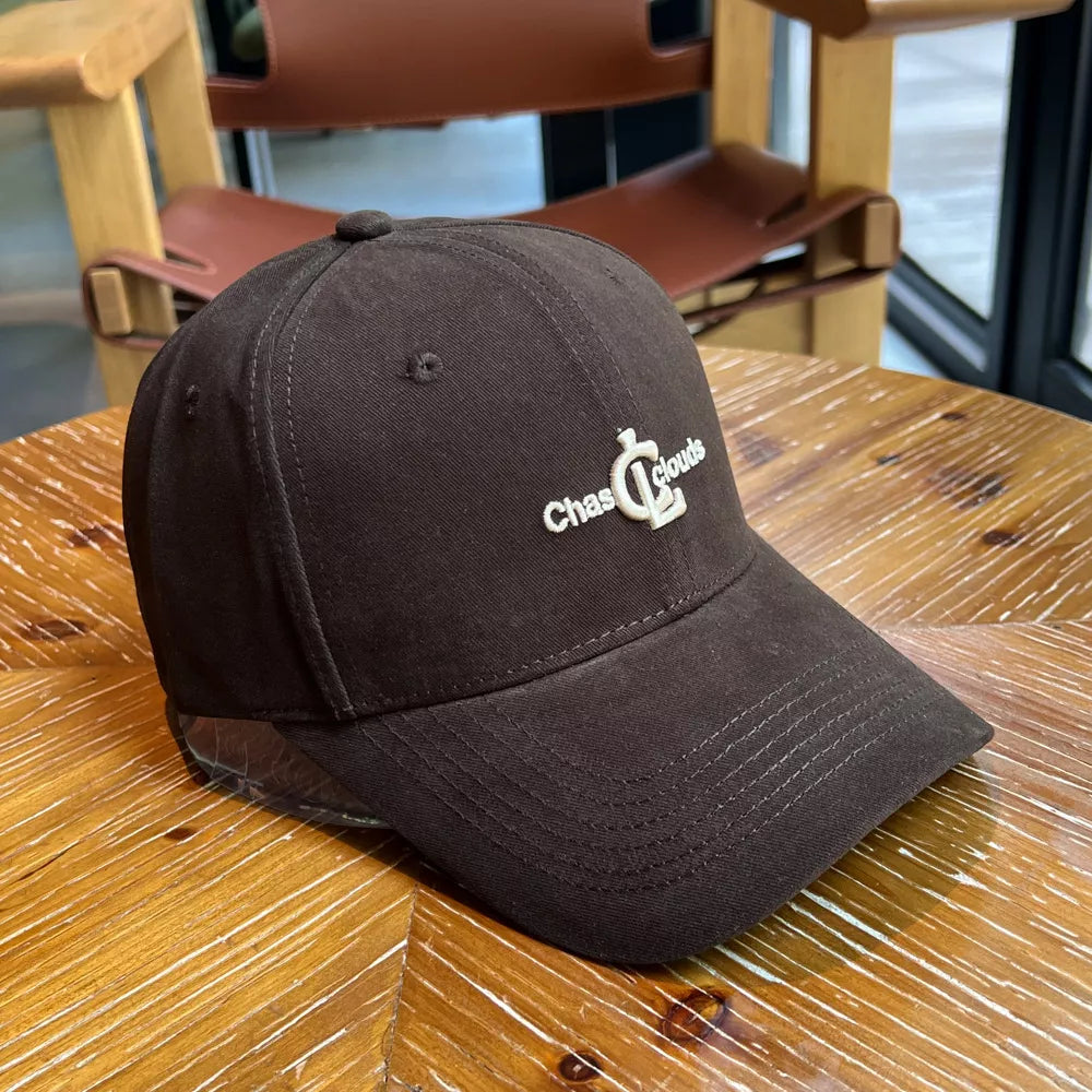 Embroidered Cotton Baseball Cap With Charm