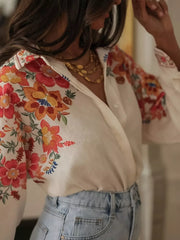 Floral Blossom Print Classic Shirt