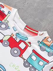 Charming Train Adventure Toddler Tee