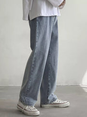 Men's Loose Fit Jeans in Black, product detail