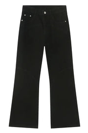Panelled flare jeans in dark with pocket detail