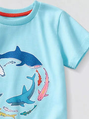Whimsical Animal Graphic Toddler T-shirt