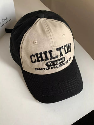 Embroidered Baseball Cap, back view