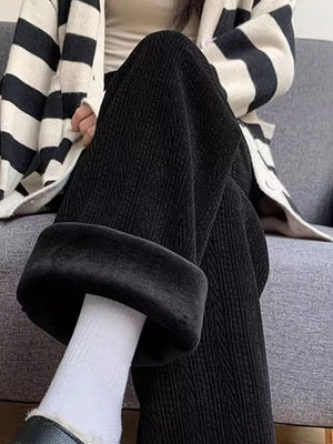 Corduroy Wide-leg Pants, product detail