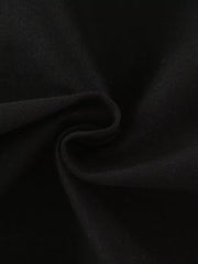 Black toddler t-shirt fabric detail.