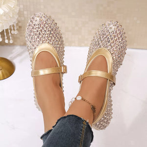 Sparkling Mesh Mary Jane Sneakers in Black, alternate angle